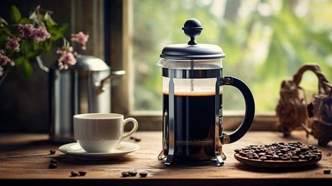 フレンチプレスで作るリッチなコーヒー